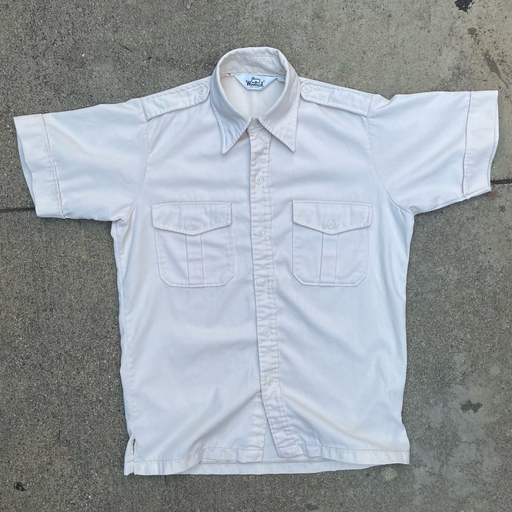 Vintage Woolrich short sleeve button up shirt